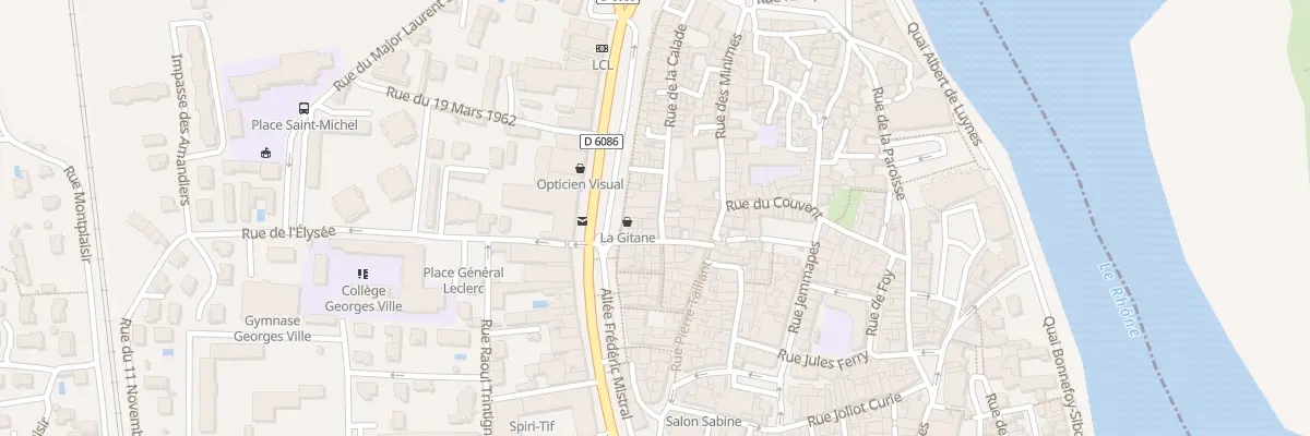 Plan du 13 Rue des Quatre Coins à Pont-Saint-Esprit