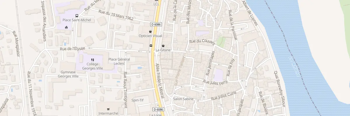Plan du 10 Rue des Quatre Coins à Pont-Saint-Esprit
