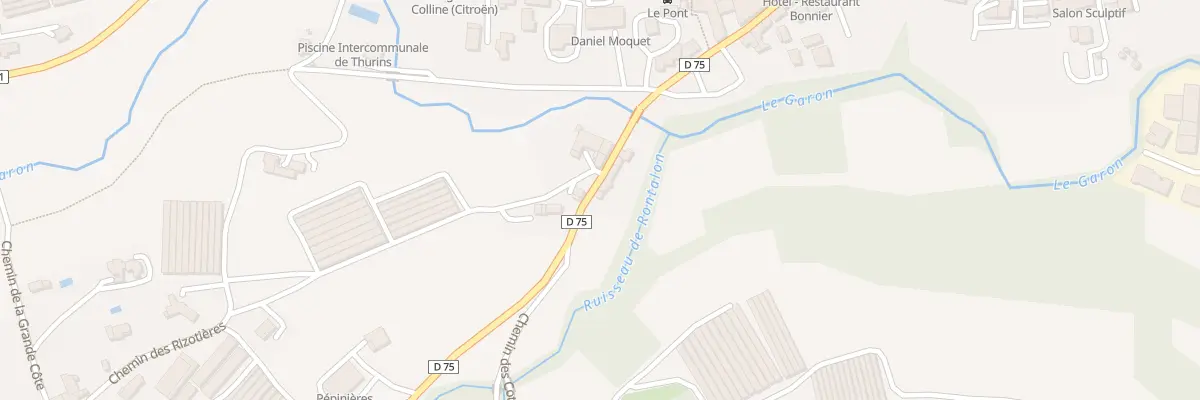 Plan du 18 Rte de Rontalon à Thurins