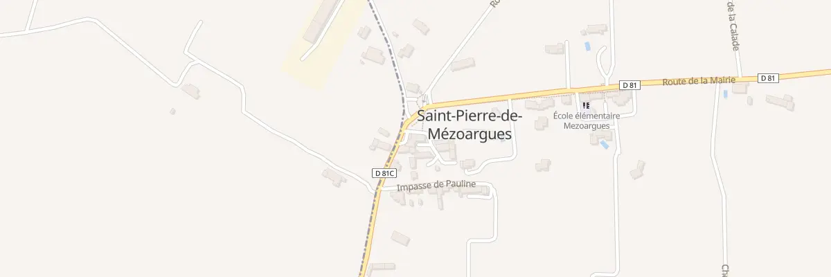 Plan du 5016 Pl Georges de Régis à Saint-Pierre-de-Mézoargues