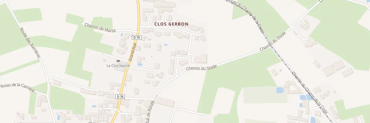 Plan du 216 Rue du Clos Gerbon à Lacenas
