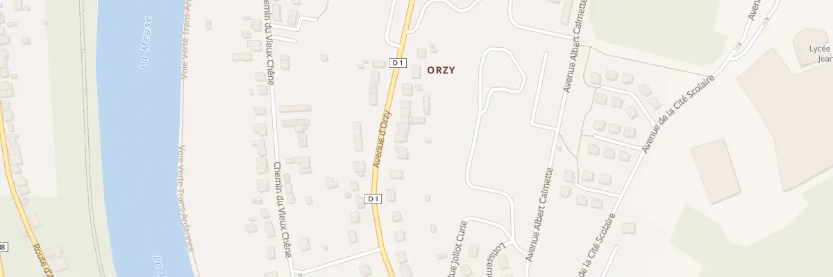 Plan du 785 Av d’Orzy à Revin