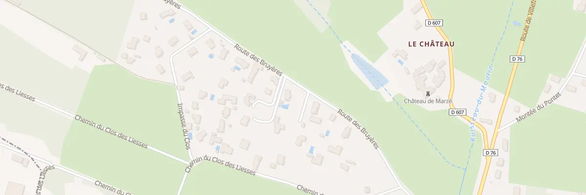 Plan du 417 Rte des Bruyères à Alix