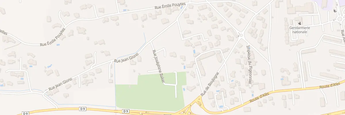Plan du 6973 Rue Jean Giono à Laudun-l’Ardoise