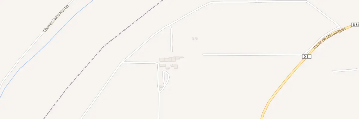 Plan du 9006A Rte de Vallabregues à Tarascon