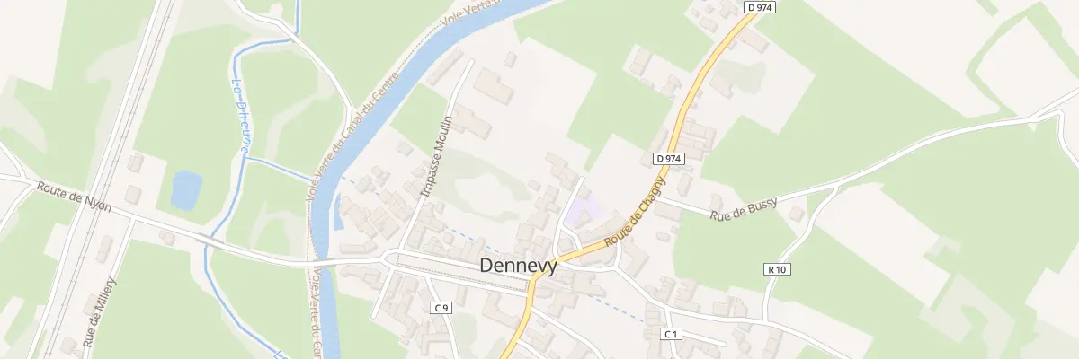 Plan du 5 Pl de l’Ecole à Dennevy
