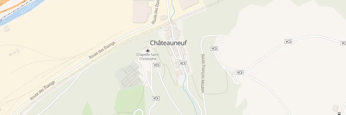 Plan du 90 Rue de la Voûte à Châteauneuf