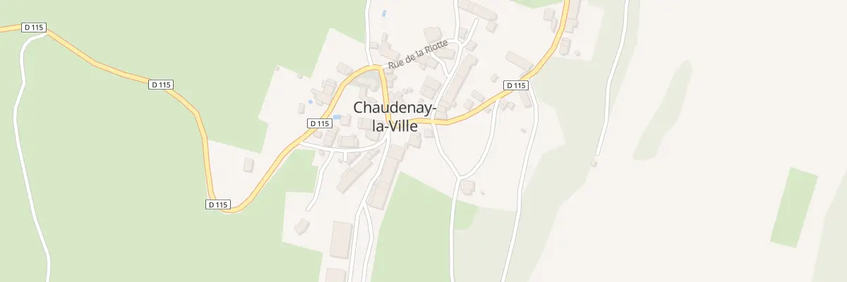 Plan du 5002 Rte de Colombier à Chaudenay-la-Ville