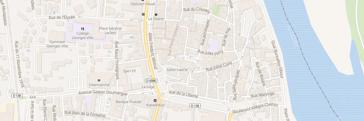 Plan du 8 Rue du 15 Aout 1944 à Pont-Saint-Esprit