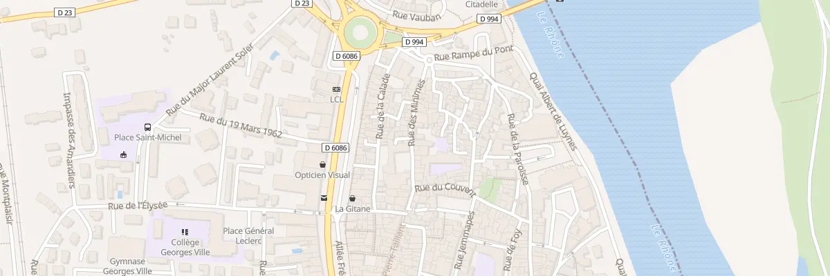 Plan du 14 Rue des Minimes à Pont-Saint-Esprit