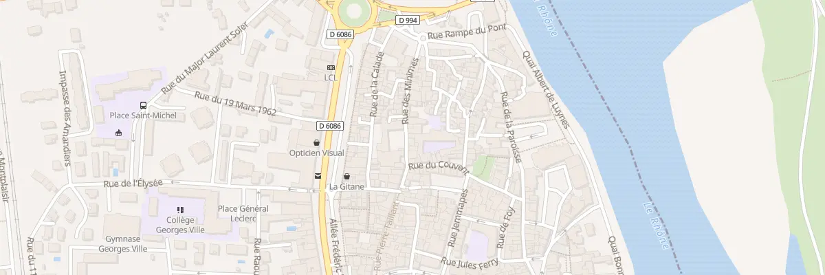 Plan du 6 Rue des Minimes à Pont-Saint-Esprit