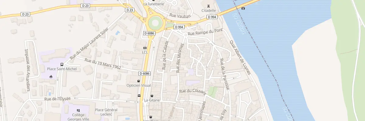 Plan du 20 Rue des Minimes à Pont-Saint-Esprit