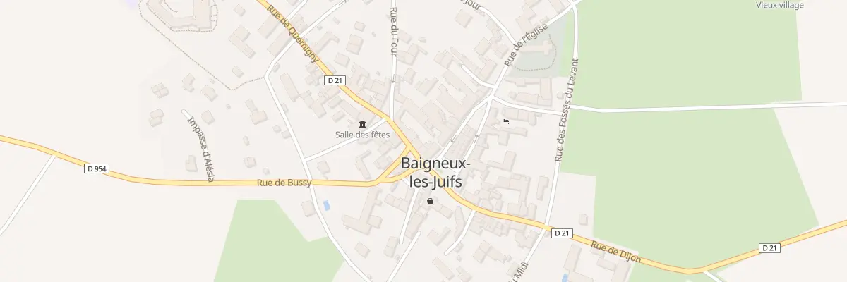Plan du 4 Rue de Quemigny à Baigneux-les-Juifs