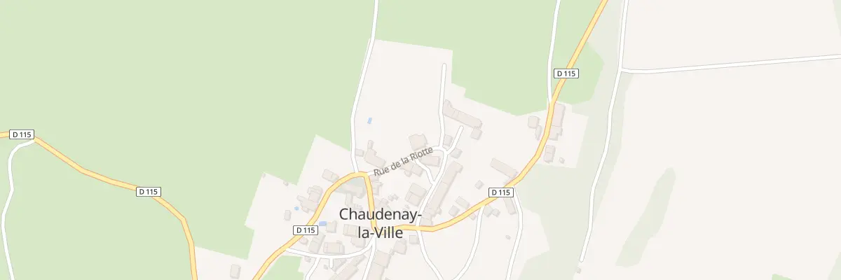 Plan du 3 Rue de la Riotte à Chaudenay-la-Ville