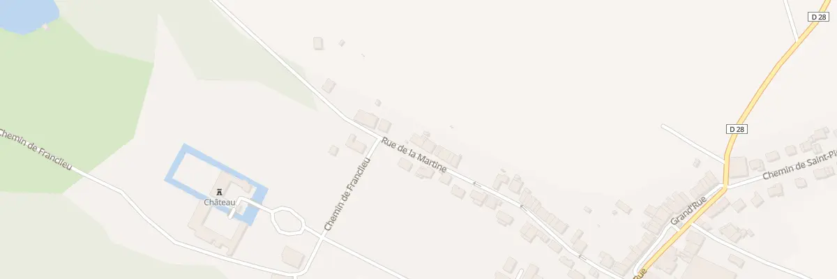 Plan du 25 Rue de la Martine à Guignicourt-sur-Vence