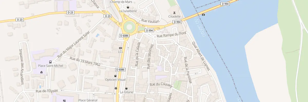 Plan du 28 Rue des Minimes à Pont-Saint-Esprit