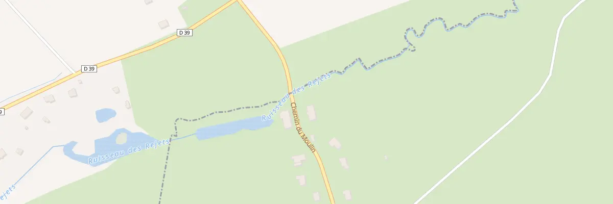 Plan du 68 Che du Moulin à Warnécourt
