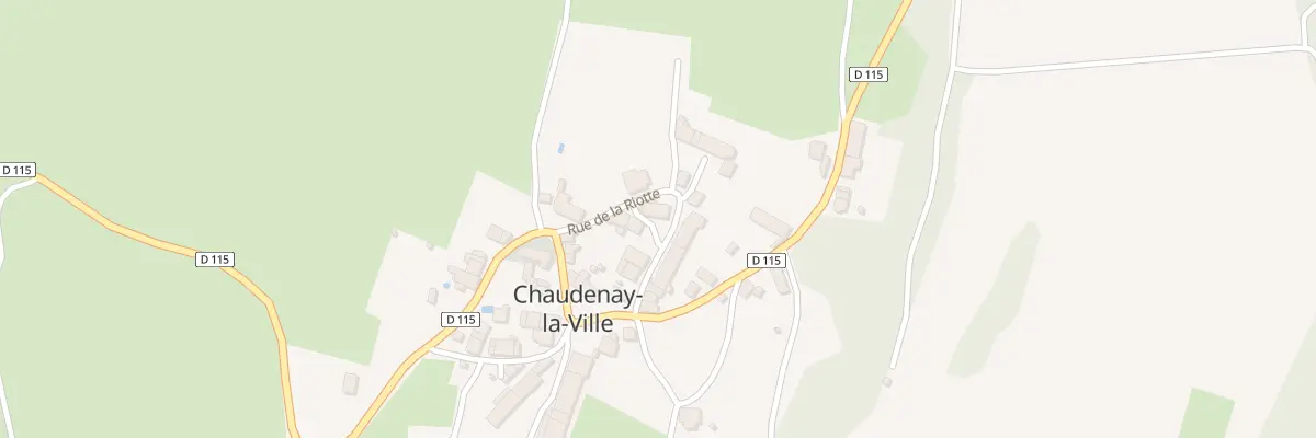 Plan du 9002 Rue de la Riotte à Chaudenay-la-Ville