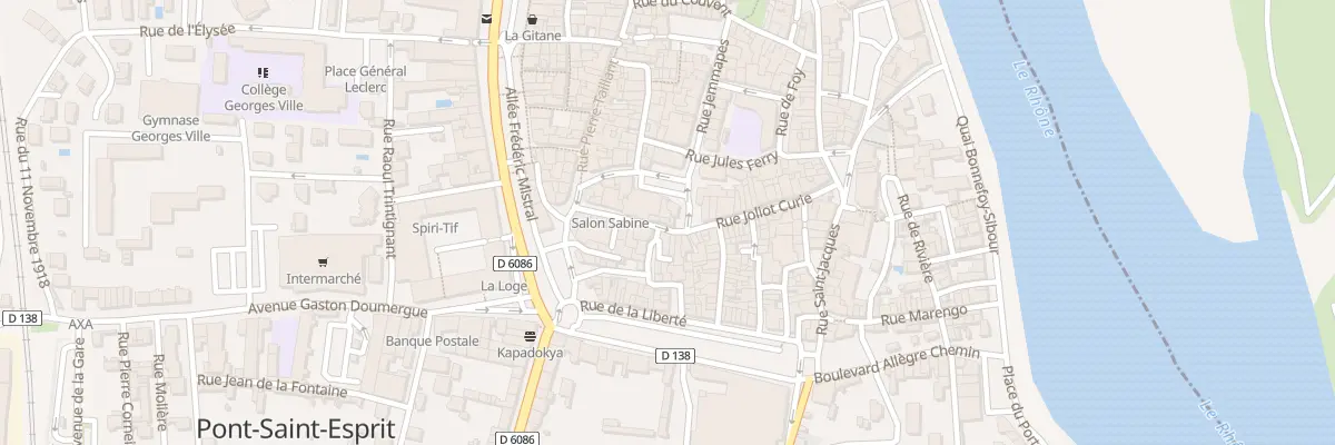 Plan du 11 Rue Joliot Curie à Pont-Saint-Esprit
