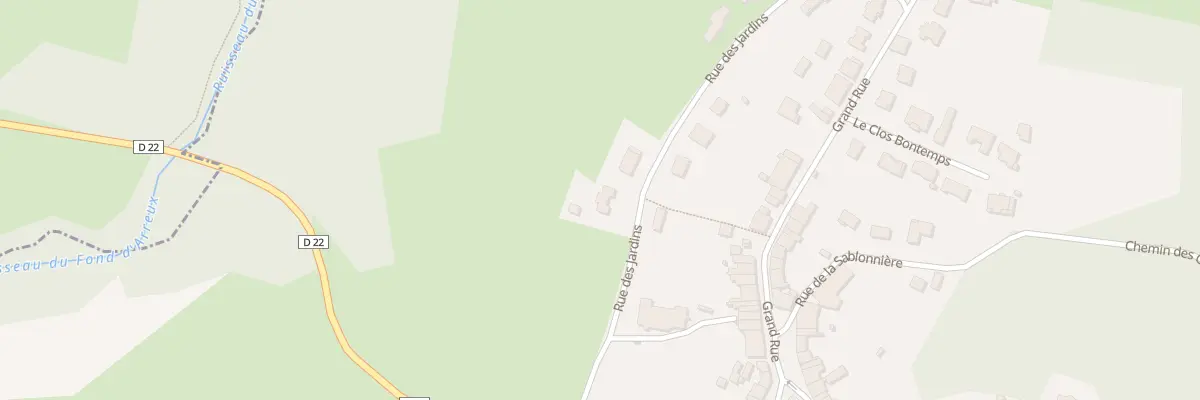 Plan du 10 Rue des Jardins à Arreux