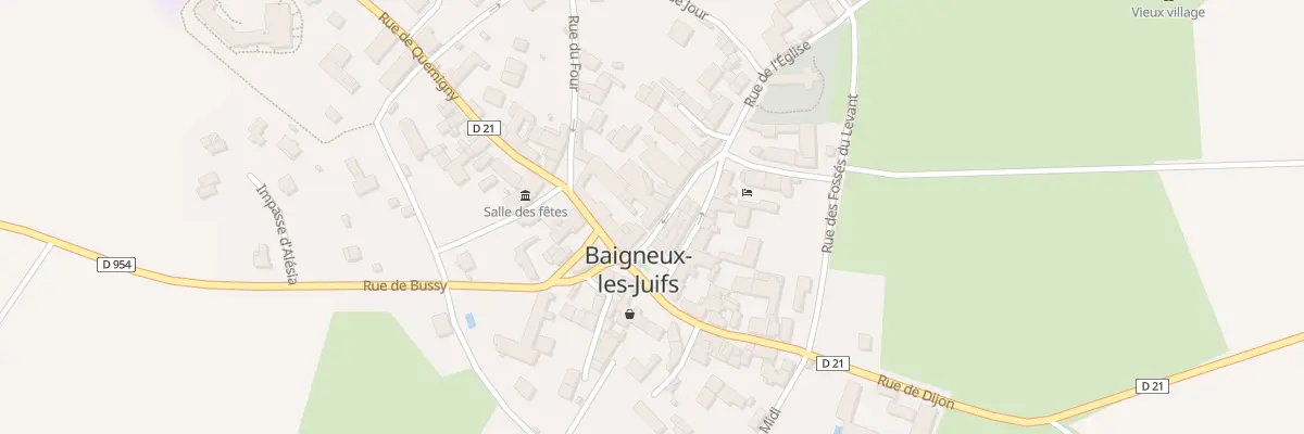 Plan du 5 Rue de l’Eglise à Baigneux-les-Juifs