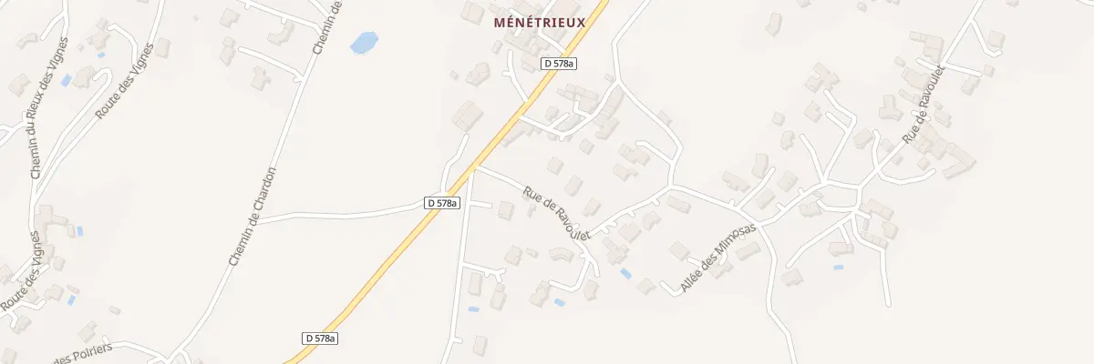 Plan du 5336 Chizaret Menetrieux à Saint-Alban-d’Ay