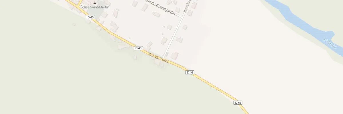 Plan du 9 Rue du Turot à Jaucourt