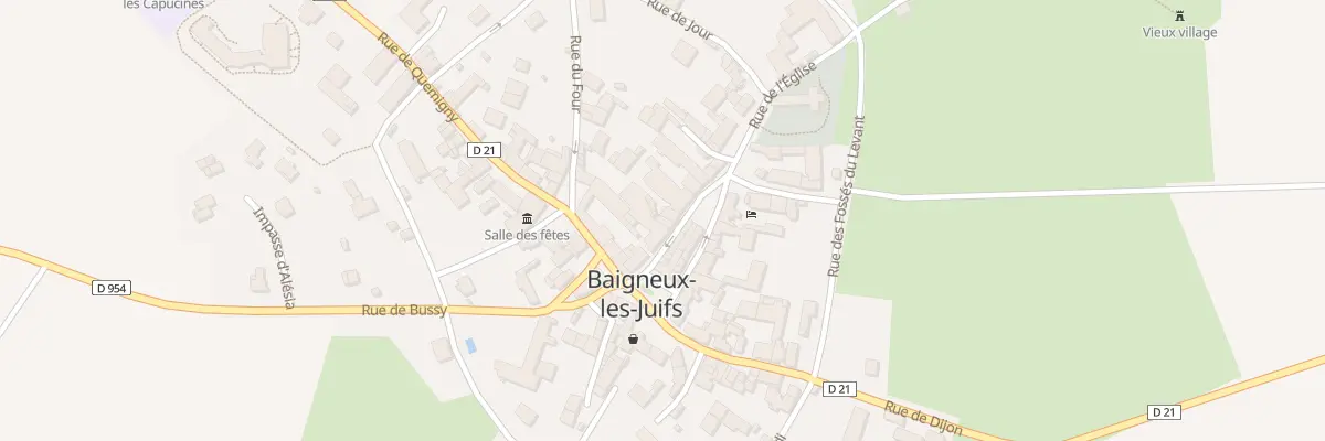 Plan du 7 Rue de l’Eglise à Baigneux-les-Juifs