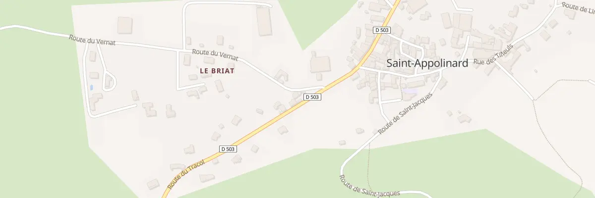 Plan du 2326 Rte du Tracol à Saint-Appolinard