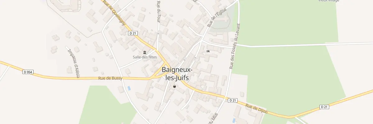 Plan du 4 Rue de l’Eglise à Baigneux-les-Juifs