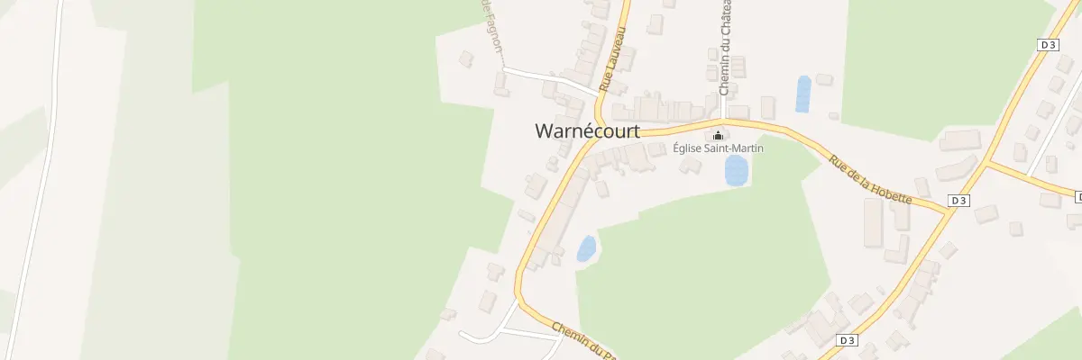 Plan du 8 Che du Pâquis à Warnécourt