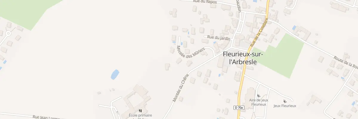 Plan du 3 Mte des Muriers à Fleurieux-sur-l’Arbresle