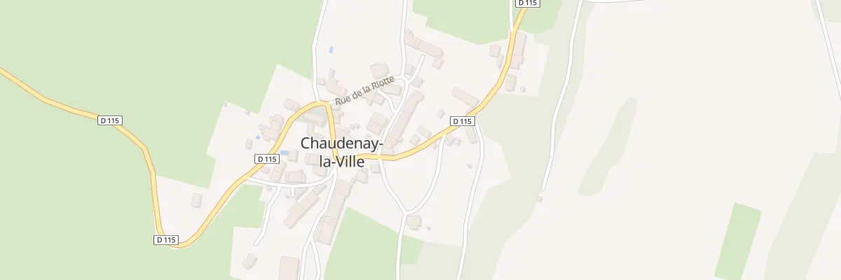 Plan du 3 Rte de Colombier à Chaudenay-la-Ville