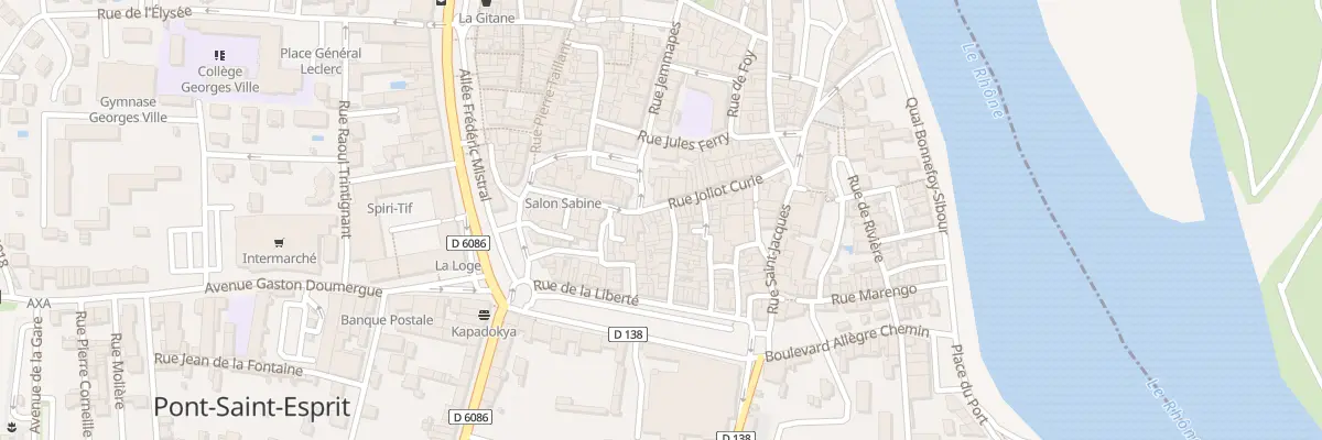 Plan du 32 Rue Joliot Curie à Pont-Saint-Esprit