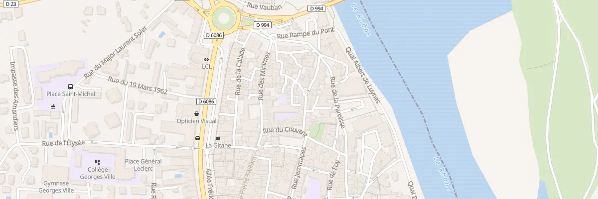 Plan du 15 Rue Louis Bruguier Roure à Pont-Saint-Esprit