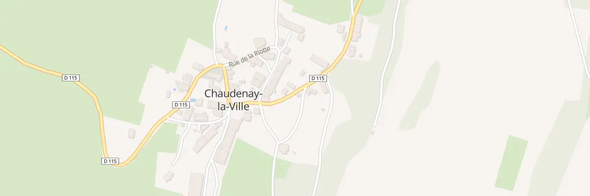 Plan du 4 Rte de Colombier à Chaudenay-la-Ville
