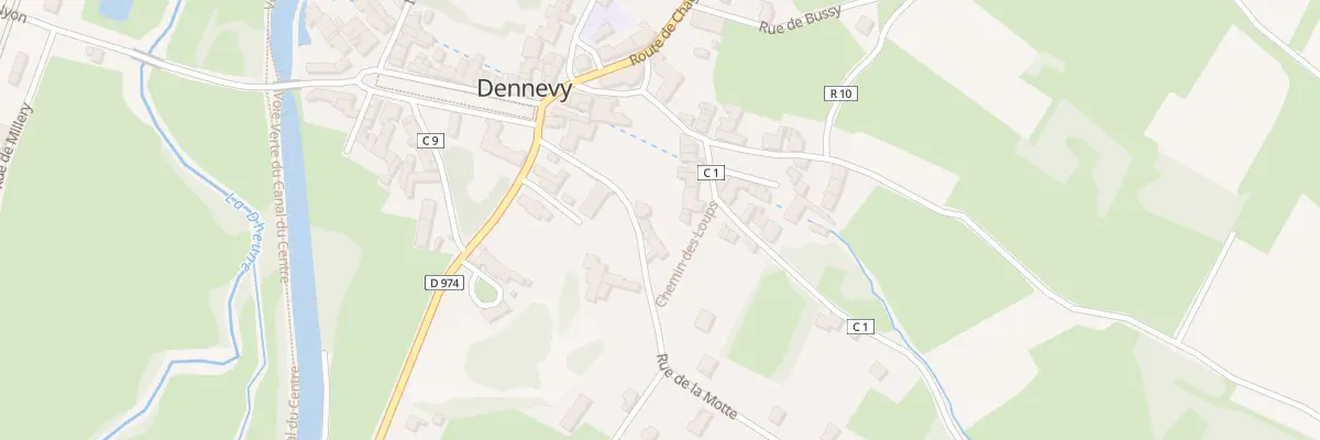 Plan du 3 Rue de la Motte à Dennevy