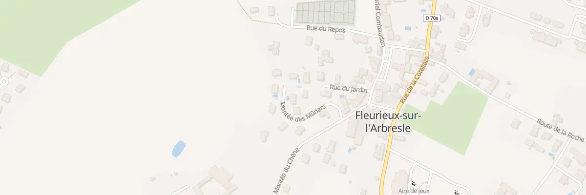 Plan du 8 Mte des Muriers à Fleurieux-sur-l’Arbresle