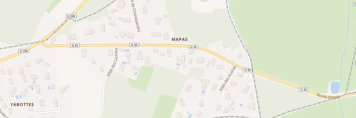 Plan du 408 Rte d’Anse à Frontenas
