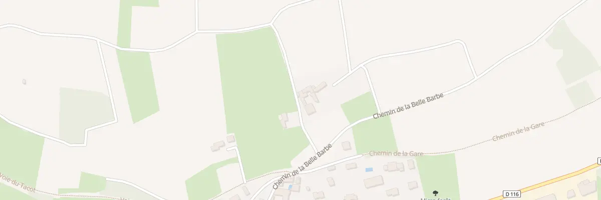 Plan du 366 Che de Belle-Barbe à Porte des Pierres Dorées