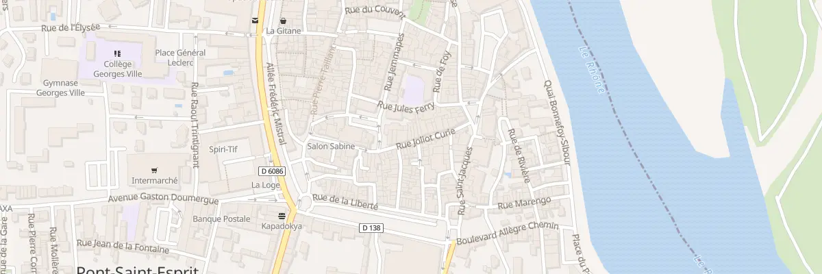 Plan du 21 Rue Joliot Curie à Pont-Saint-Esprit