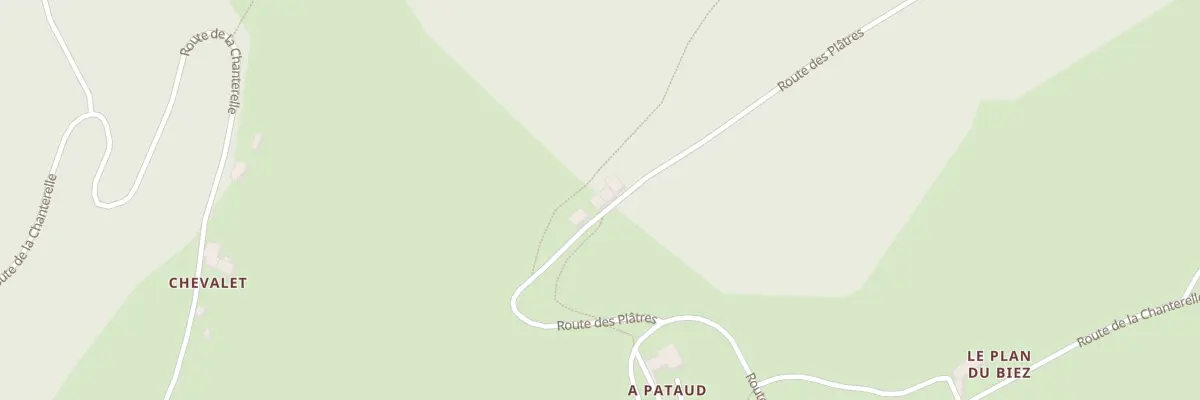 Plan du 239 Rte des Plâtres à Roisey