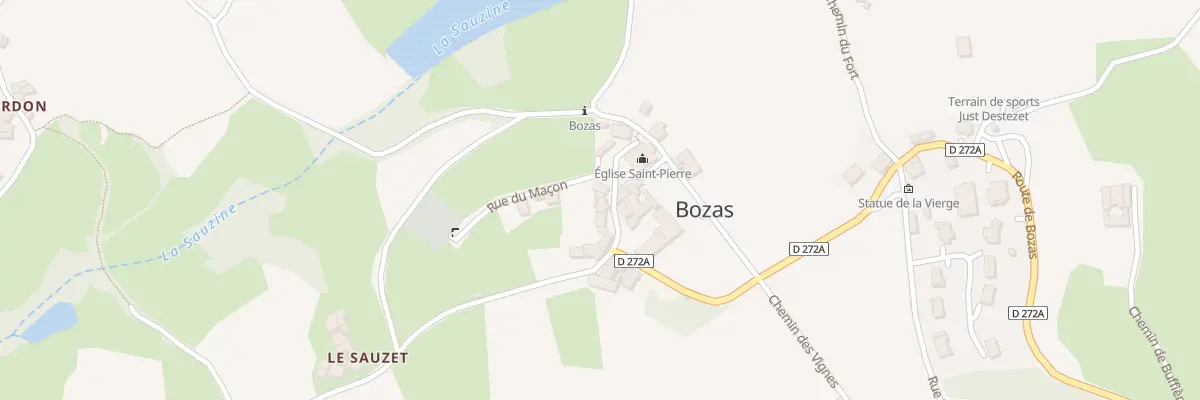 Plan du 20 Rue du Sabotier à Bozas