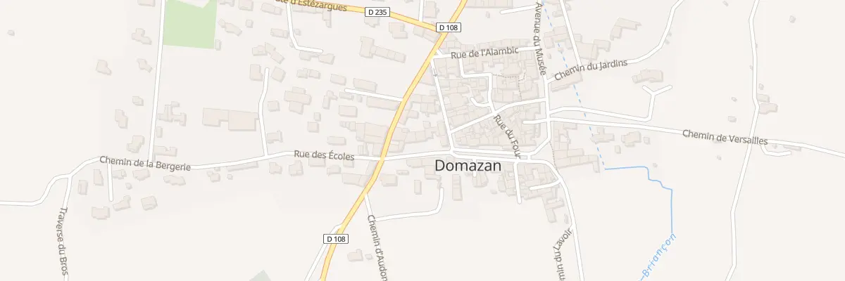 Plan du 6 Av des Marronniers à Domazan