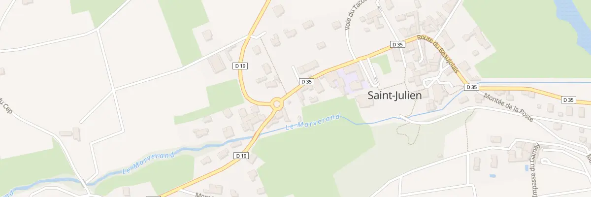 Plan du 5 Rte des Vignes à Saint-Julien