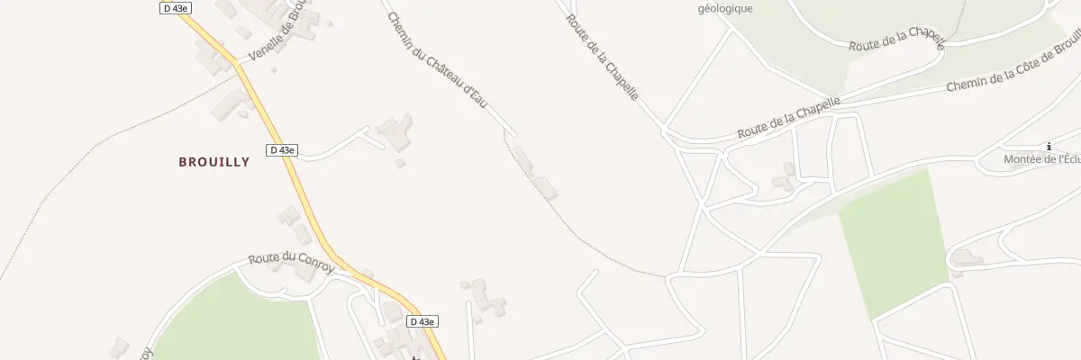 Plan du 266 Che du Chateau d’Eau à Odenas