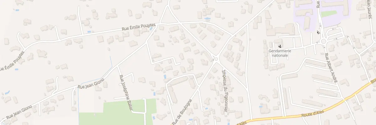 Plan du 158 Rue Francis Roman à Laudun-l’Ardoise