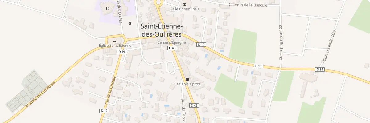 Plan du 208 Rue du Beaujolais à Saint-Étienne-des-Oullières