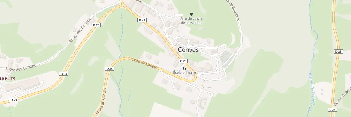 Plan du 1201 Rte de Cenves à Cenves