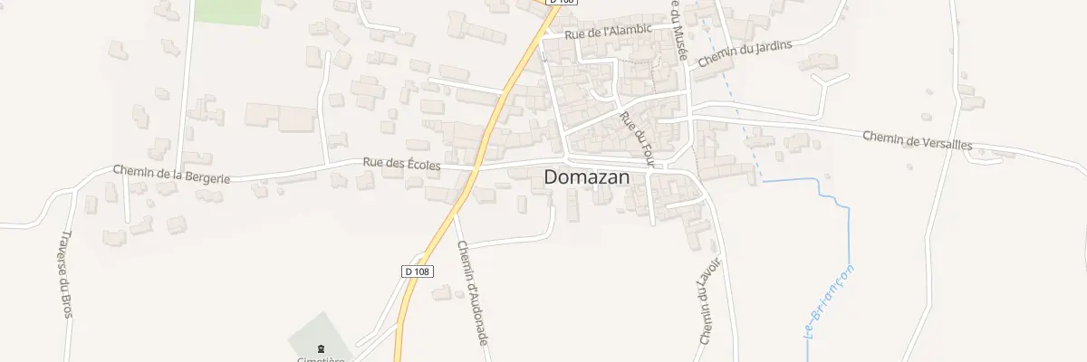 Plan du 5240 Av des Marronniers à Domazan